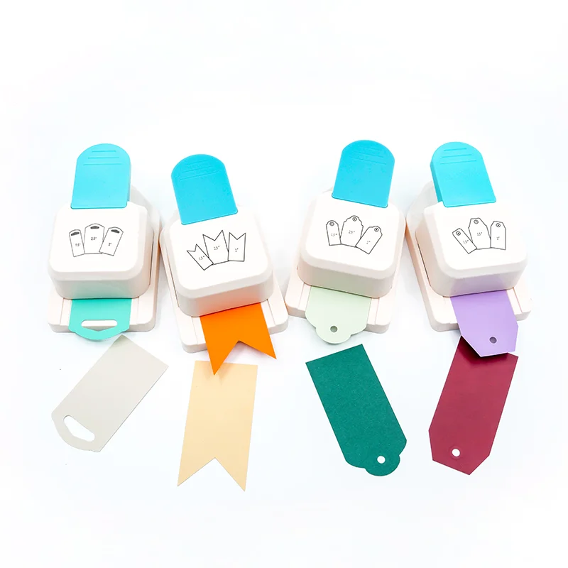 Three in one form Paper Hole tag Punch For DIY Paper Craft scrapbooking