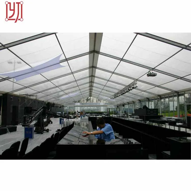 Cheap outdoor permanent 20x30 20x32 large clear pvc roof aluminum alloy romantic marriage marquee party tent