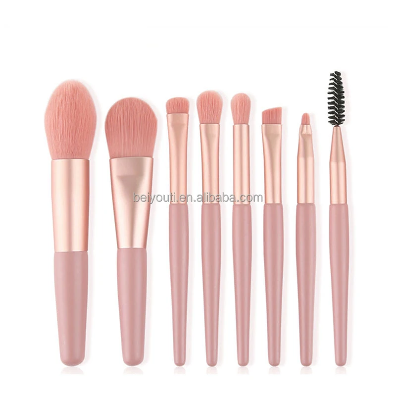best portable white makeup brush sets Mini Makeup Repair Pen Wooden Handle Set Beginners Beauty Tools Soft Hair Makeup Brushes