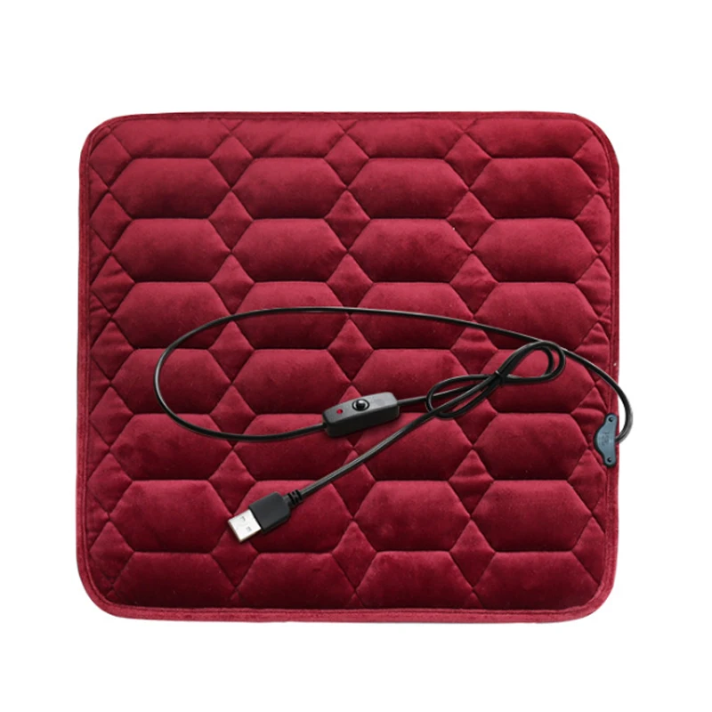 A two-purpose heated seat cushion for a family car  / USB interface 5V safe heated seat cushion
