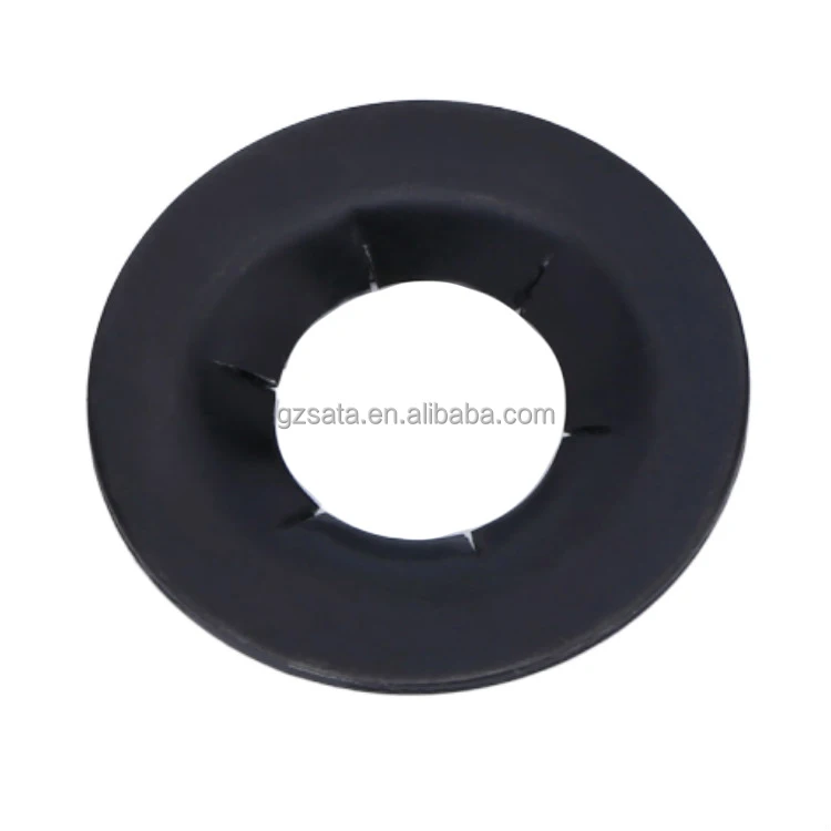 65Mn Spring Steel Black Oxide SPN External Self-Locking Round Flat Spring Push Nuts for Axis