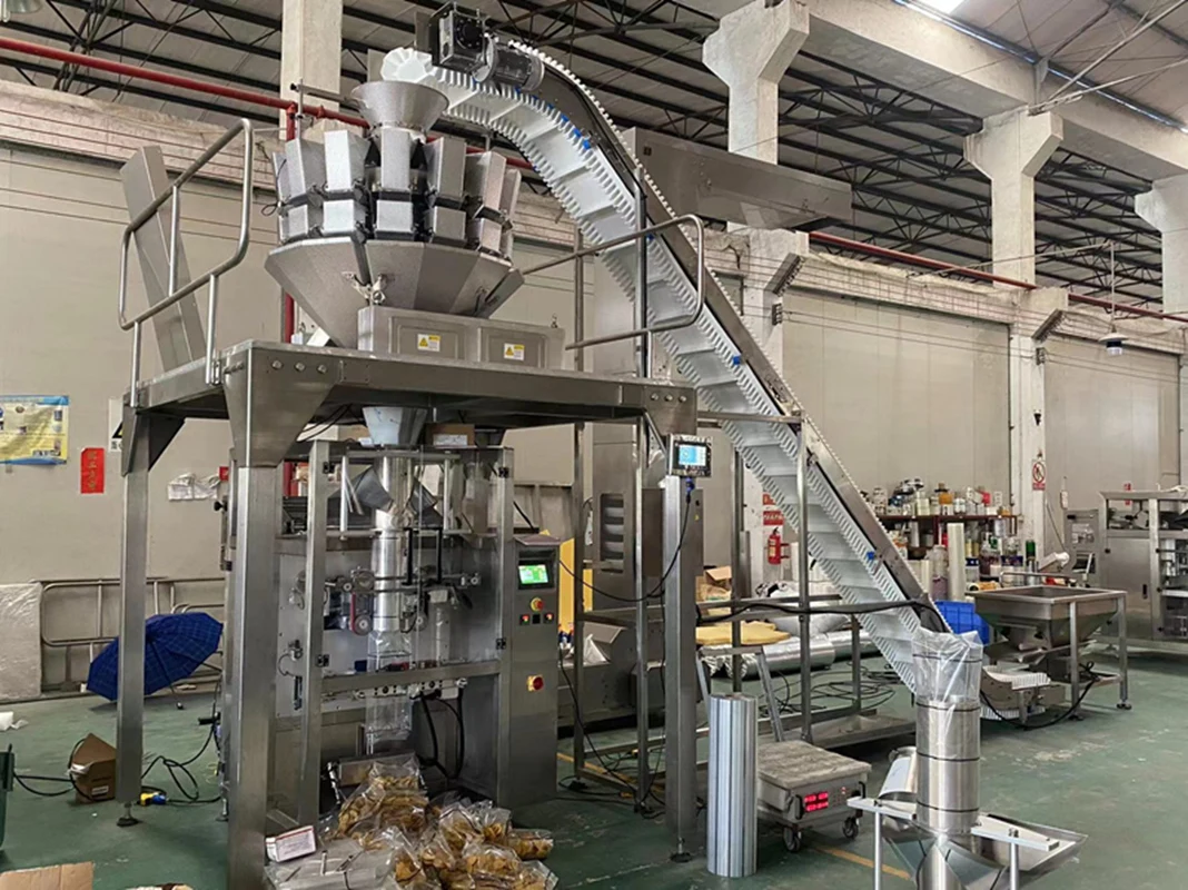 JINTIAN PACK automatic weighing sunflower seed pistachio nut snack packing 10/14 heads weigher  multi-function packaging machine