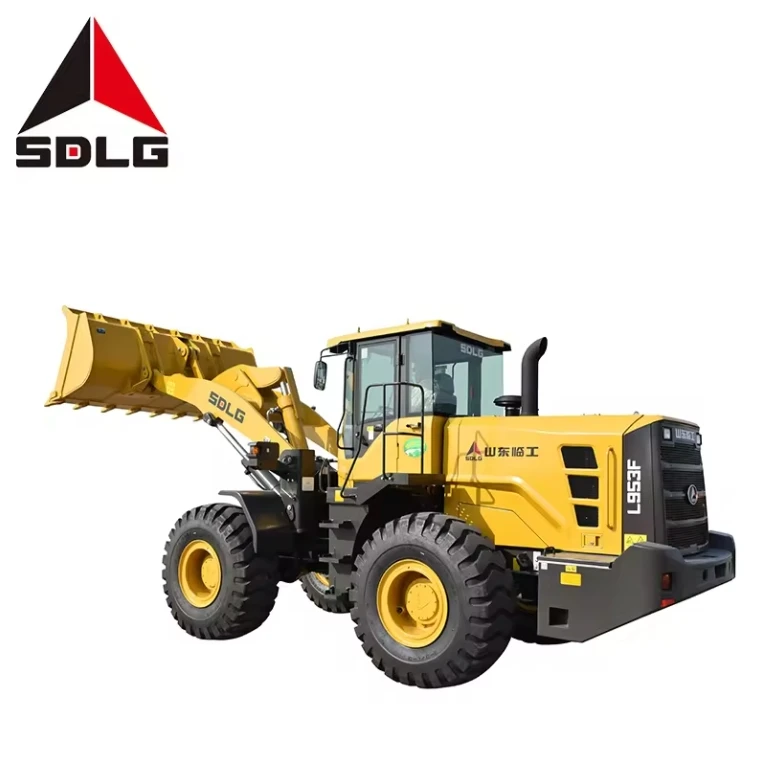 SDLG wheel loader heavy equipment for sale 4 tons L953F with 3.0m3 bucket excavator dredge pump construction loader