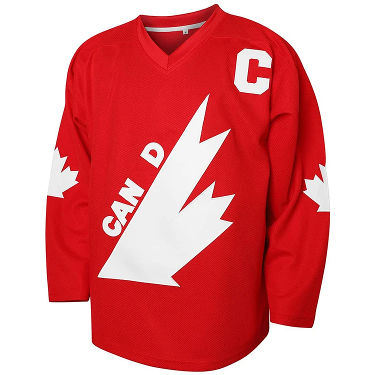 2022 New Cheap Stitched Sports Ice Hockey Jerseys Red Applique Embroidered Ice Hockey Uniform