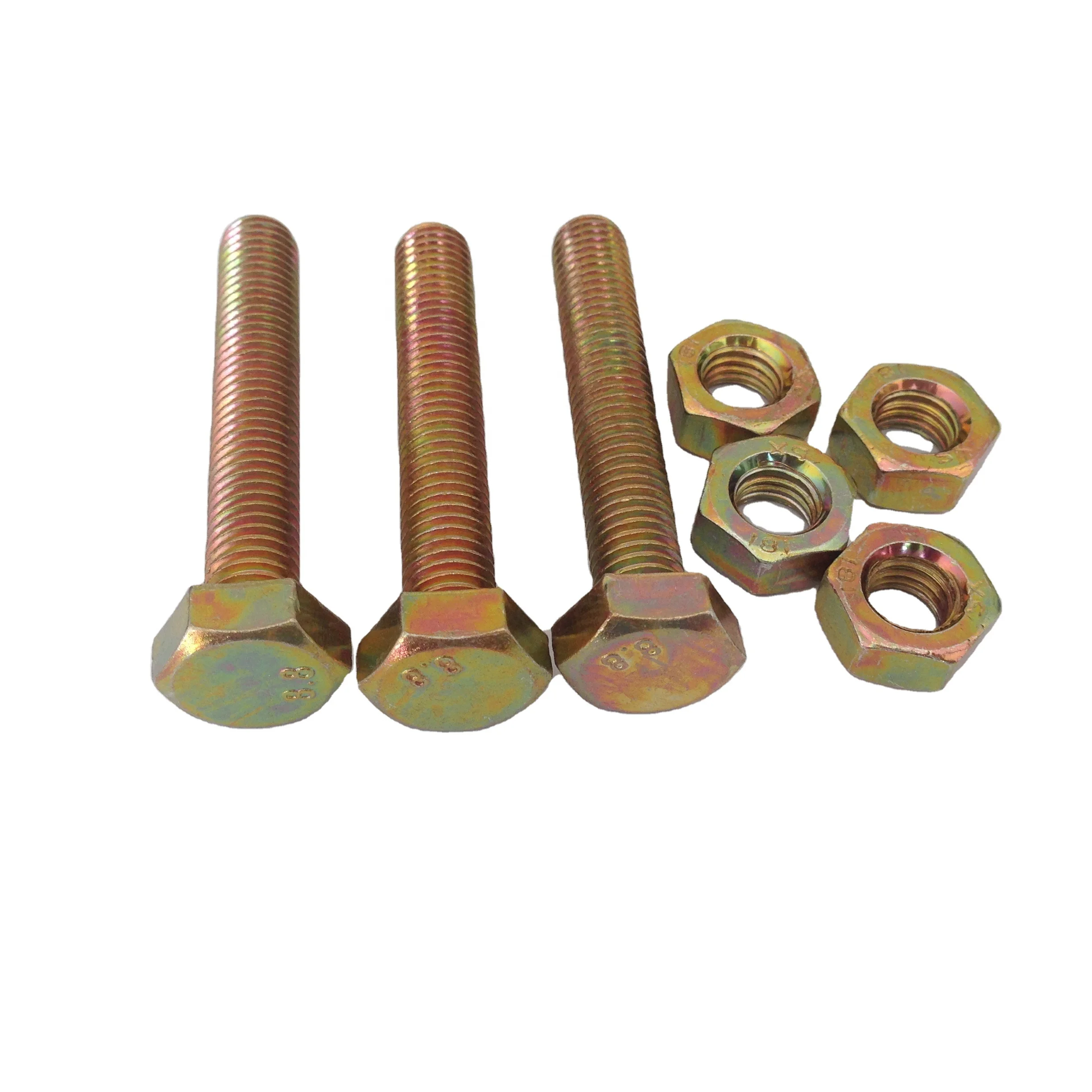 din934 hex nuts bs936 unc nut carbon steel yongnian handan factory direct factory m6 m10 m20 m30 china fasteners