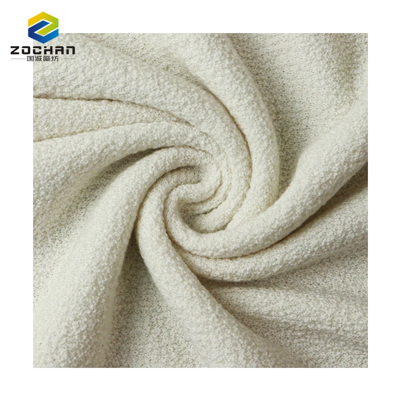 free sample Worsted 100% merino wool antiplane knitted Plain Dyed fabric for winter clothing