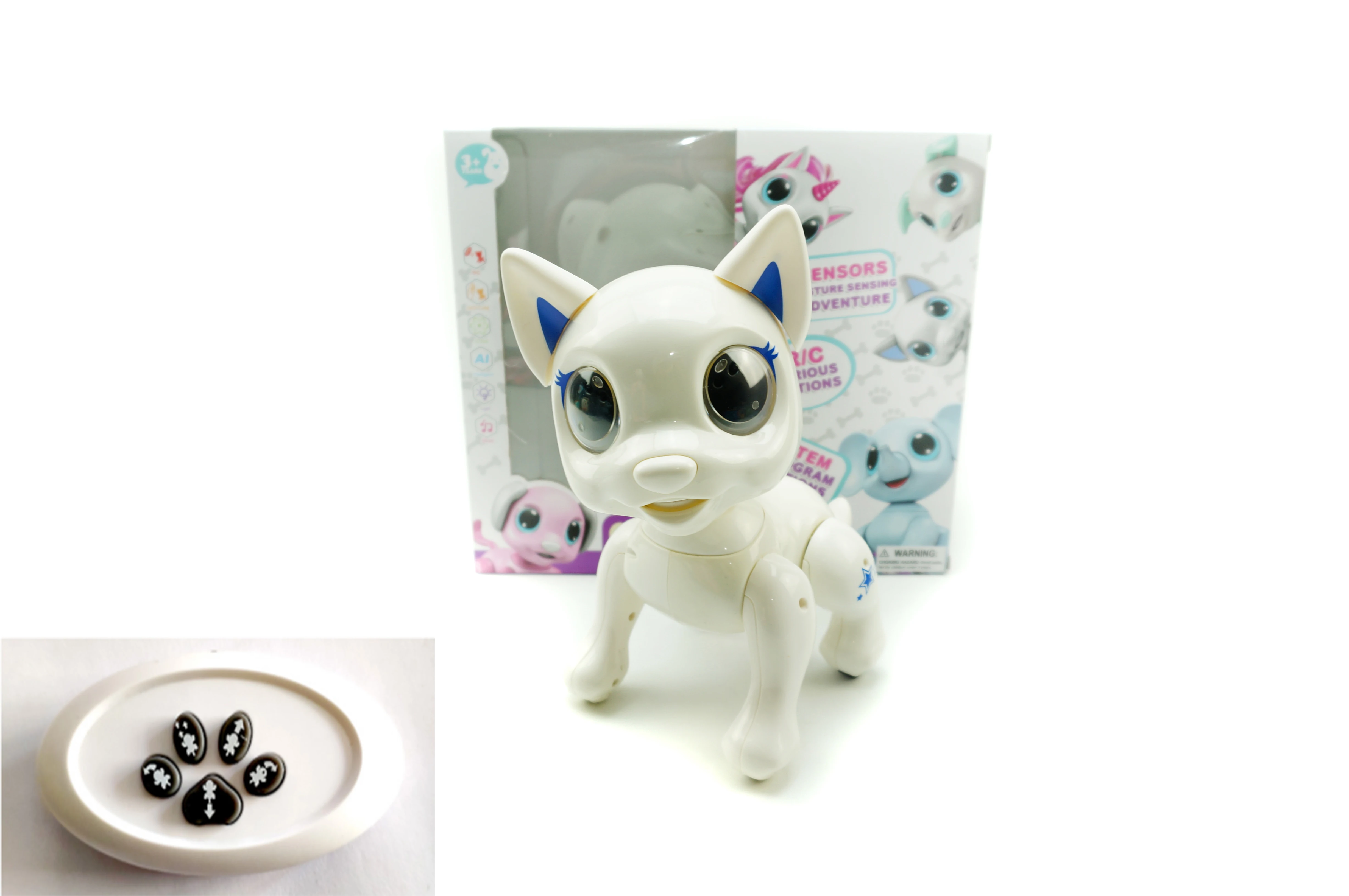 DF RC Robot Dog Toy, RC Interactive Intelligent Walking Dancing Programmable Robot Puppy Robot Pets Unicorn best selling