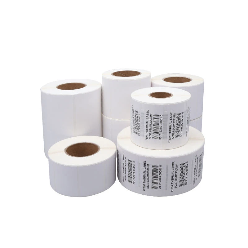 Blank Waterproof Barcode 4x6 Thermal Printer Labels Customized Size Thermal Shipping Label