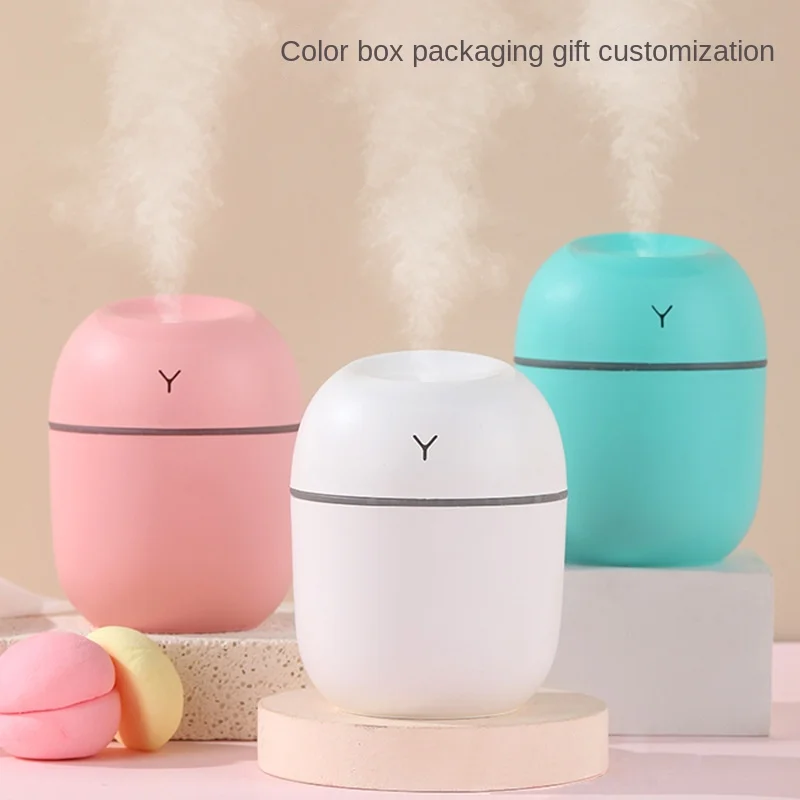 Portable Mini Humidifier Ultrasonic Air Humidifier 220ML Aroma Essential Oil Diffuser for Home Car USB Fogger Mist Maker
