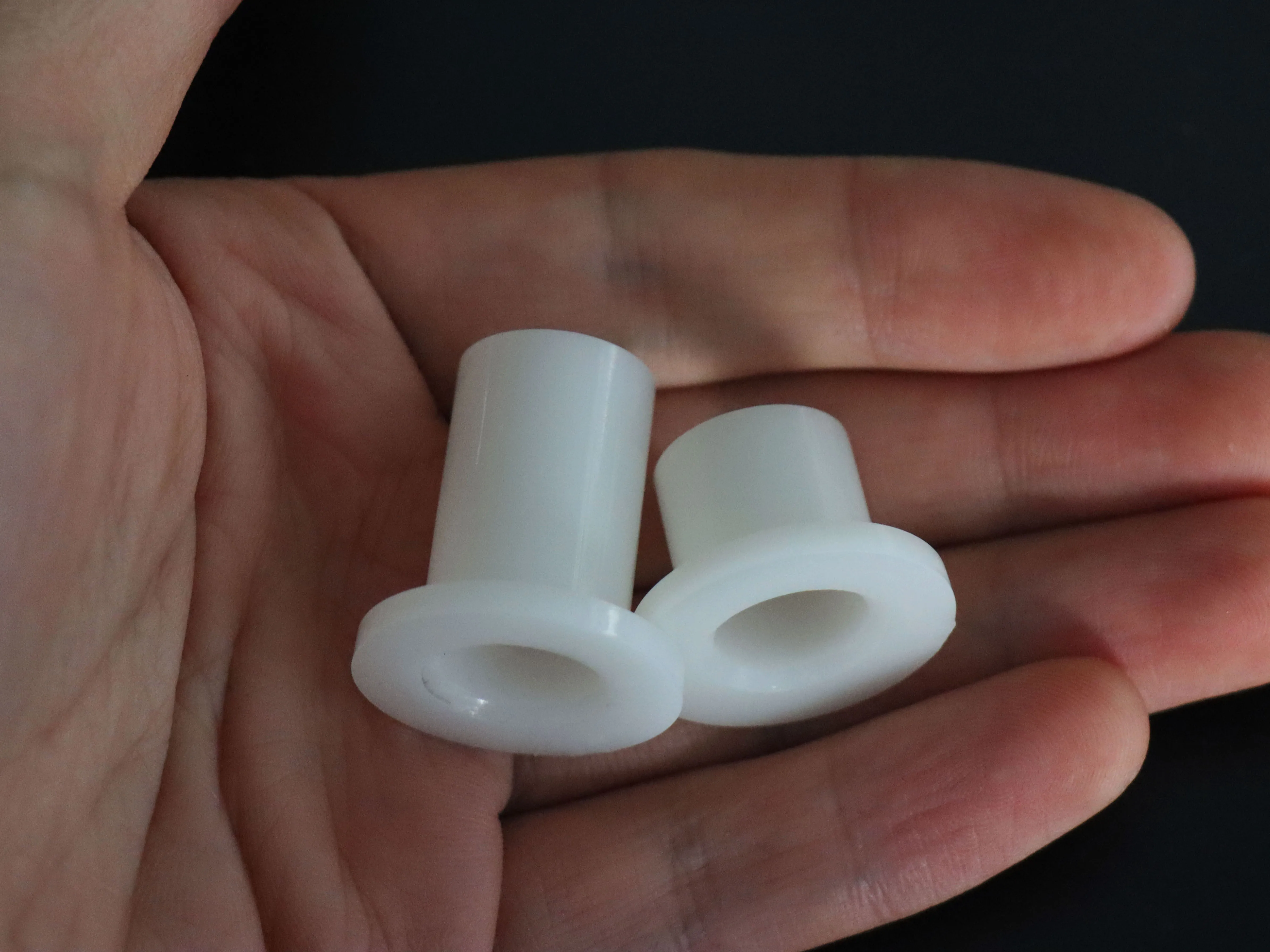 Plastic Flanged Sleeve Bearings 13MM Bore 17MM OD Bushings