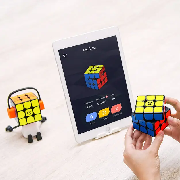 Giiker i3SE 3x3 Super Magnetic Cube Avec APP Sync Puzzle Toys Cube Connexion wireless Magic Puzzle Educational Toy