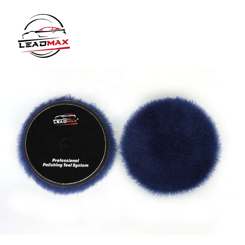 Quality 100%  5 Inch wool polishing pad/wool buffing pad for Car Beauty