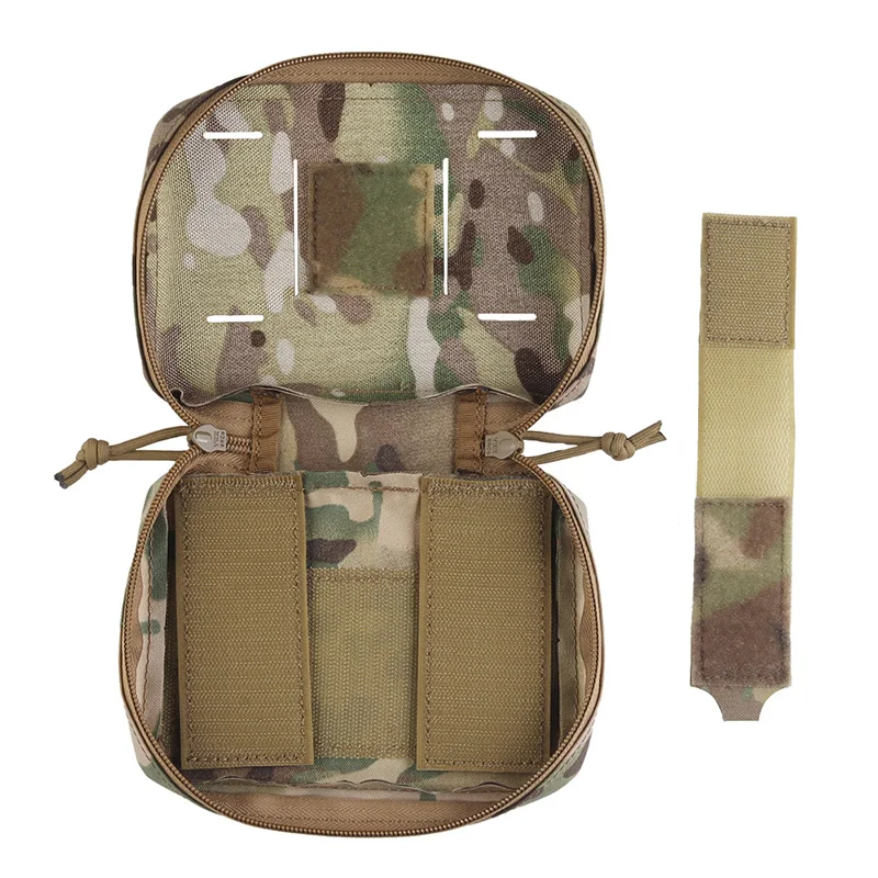 SABADO Outdoor Sports Mobile Phone Holder Chest Bag Panel Tactical MOLLE Folding Navigation Board Pouch