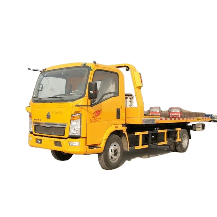 160hp SINOTRUK HOWO 4X2 recovery towing truck HOWO 5 ton wrecker truck