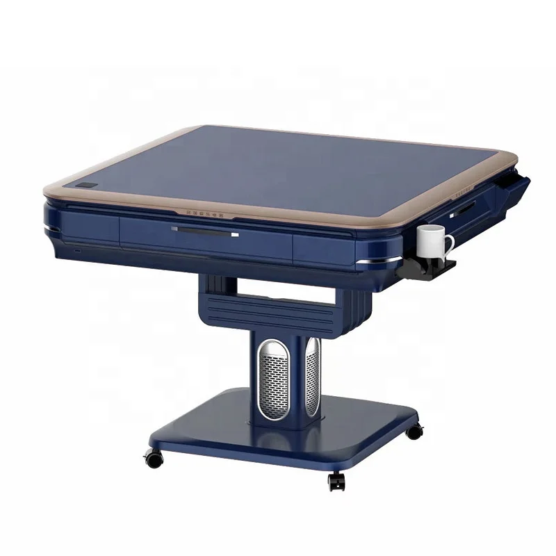 High Grade Voice Mahjong Set Cover Folding Mahjong Table Machine