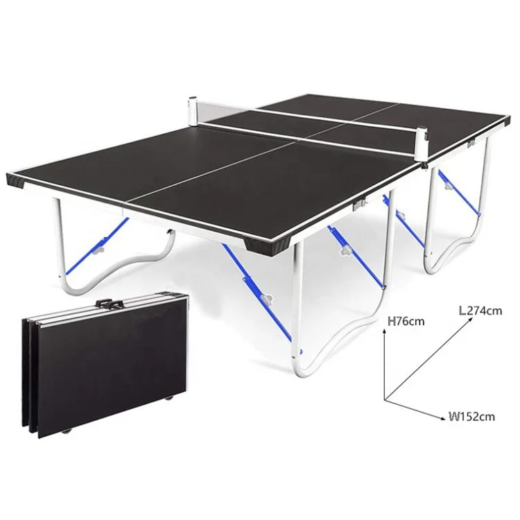 Family Home Using Portable Foldable 15mm Tennis Ping Pong Table for Sale