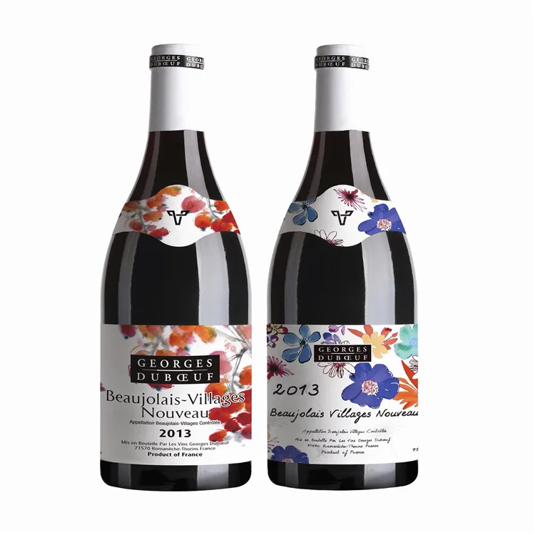 Red Wine Label Custom Labels for Wine Bottles Waterproof Sticker Paper Wine Label