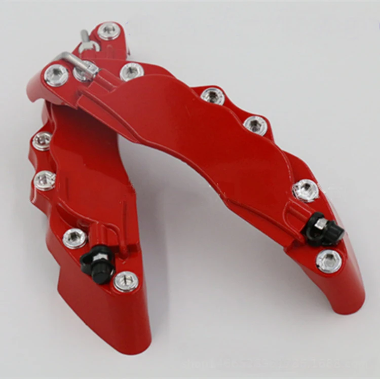 1pair Aluminum Alloy Calipers Modified Brake Cover Front /Rear Blue Red Yellow Decorative Cover Abalone Cover Metal Caliper Cove
