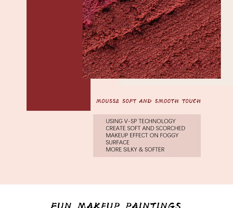 CNL-033 High Quality OEM 3 Colors Tint Mousse Smoothing Cream Lip Care Blush Lip Mud