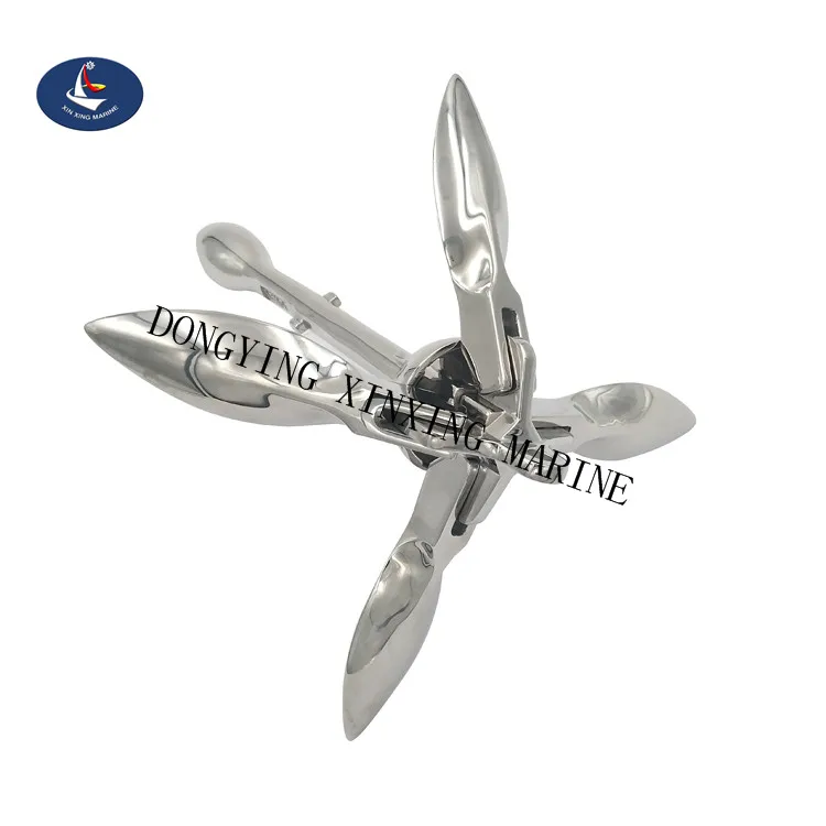 Marine Anchor Stainless Steel Folding Anchor Boat Hardware