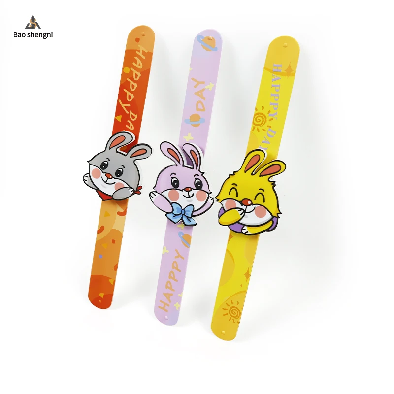 2023 Custom Design Rubber Silicon Snap LED Wrist Watch Digital Sports Watch Cartoon Slap Bracelet Watch For Kid