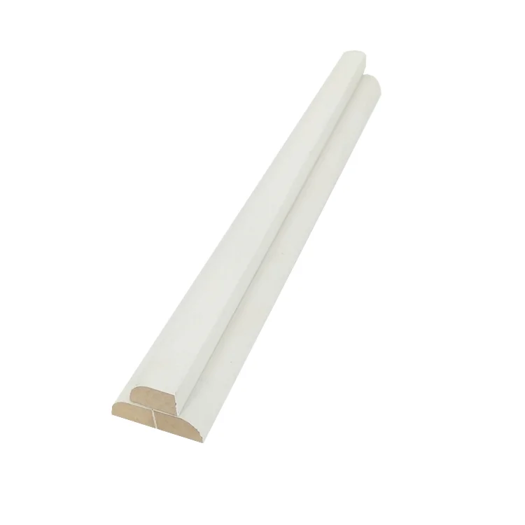 Building Materials White Primed MDF Mouldings for Decorations Quarter Round Trim Moulding Indoor