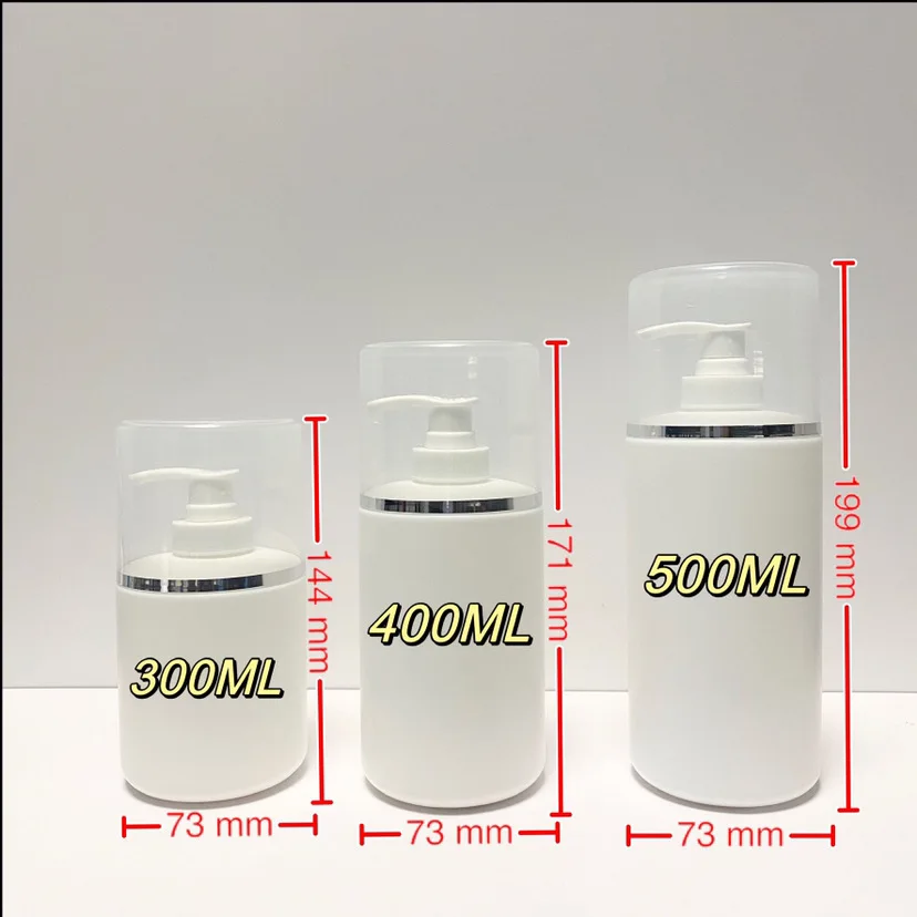 Hot 300ML500ML press pump emulsion bottle paste bottle shampoo shower gel bottle Recyclable