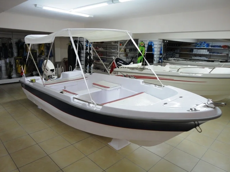 
SMALL FISHING FIBERGLASS BOAT SAFTER 400 