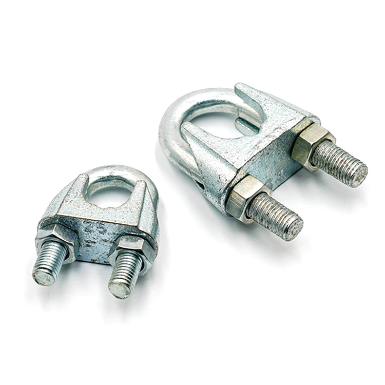 China Manufacturer Supply U CLAMP DIN 741 Galvanized Wire Rope Clip DIN741