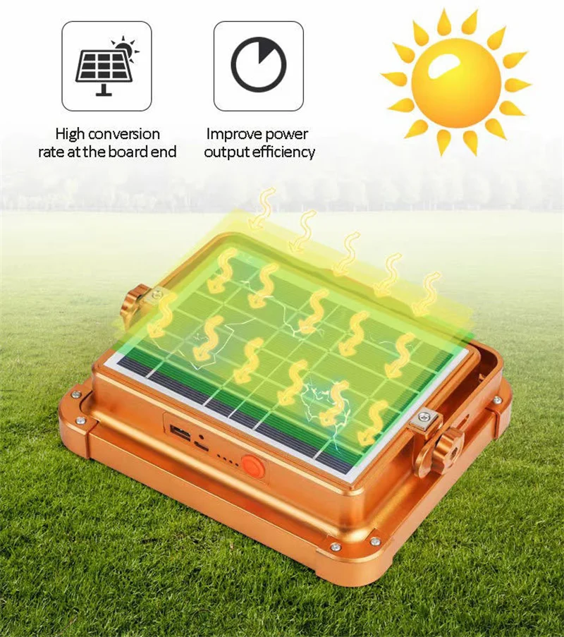 Светодиодный портативный прожектор 300 Вт супер яркий светодиодный Рабочий фонарь на солнечной батарее водонепроницаемый фонарик для экстренного ремонта автомобиля