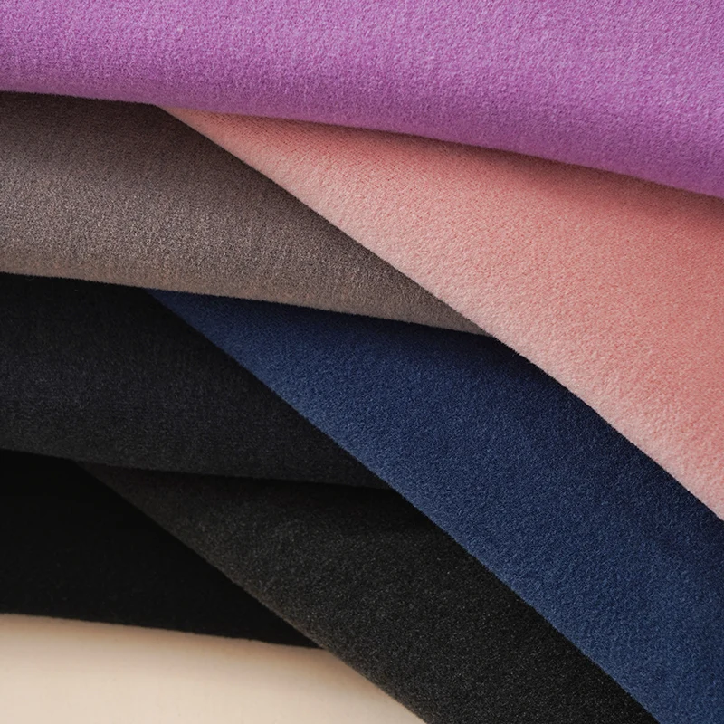 German Velvet Double-sided Flannel Brushed Elastic Thermal Fiber Autumn And Winter Warm Suit Pajamas Underwear Knitting Fabrics