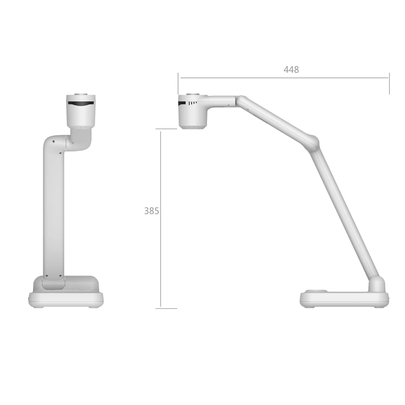 X12 Digital Zoom Document Camera With 60fps Video Recording