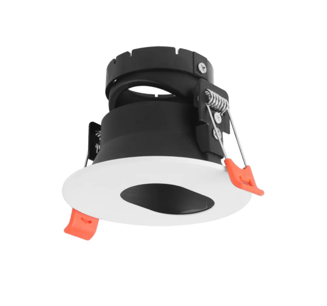 GUPO Recessed COB LED Module Aluminum Cut Size 75mm Changeable GU5.3 MR16 GU10 LED Spot Light Wall Washer Oval Hole Frames