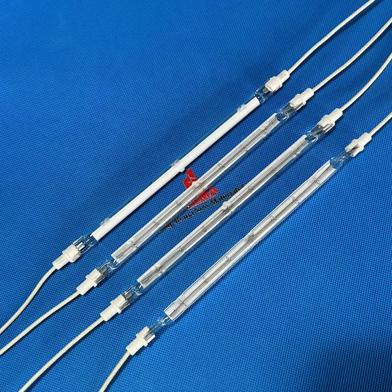 REMA Shortwave white coated reflector plated halogen quartz heater near infrared heat lamp light Ir heating bulb element tube