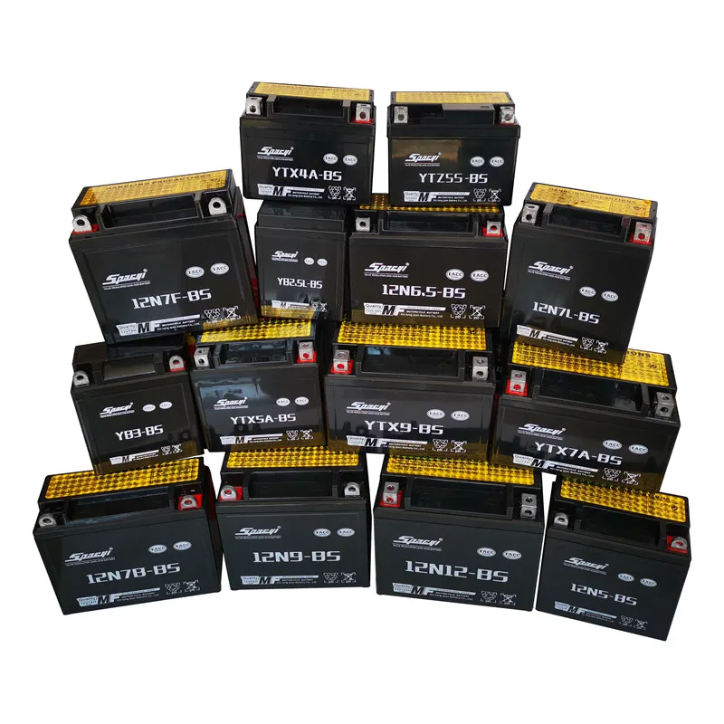 Хорошая технология, свинцово-кислотная батарея для мотоцикла, 12 В, 2,5 Ач, 3 Ач, 4 Ач, 5 Ач, 7 Ач, YTZ5S, YTX7A, YB2.5, YB3, гелевая батарея для мотоцикла