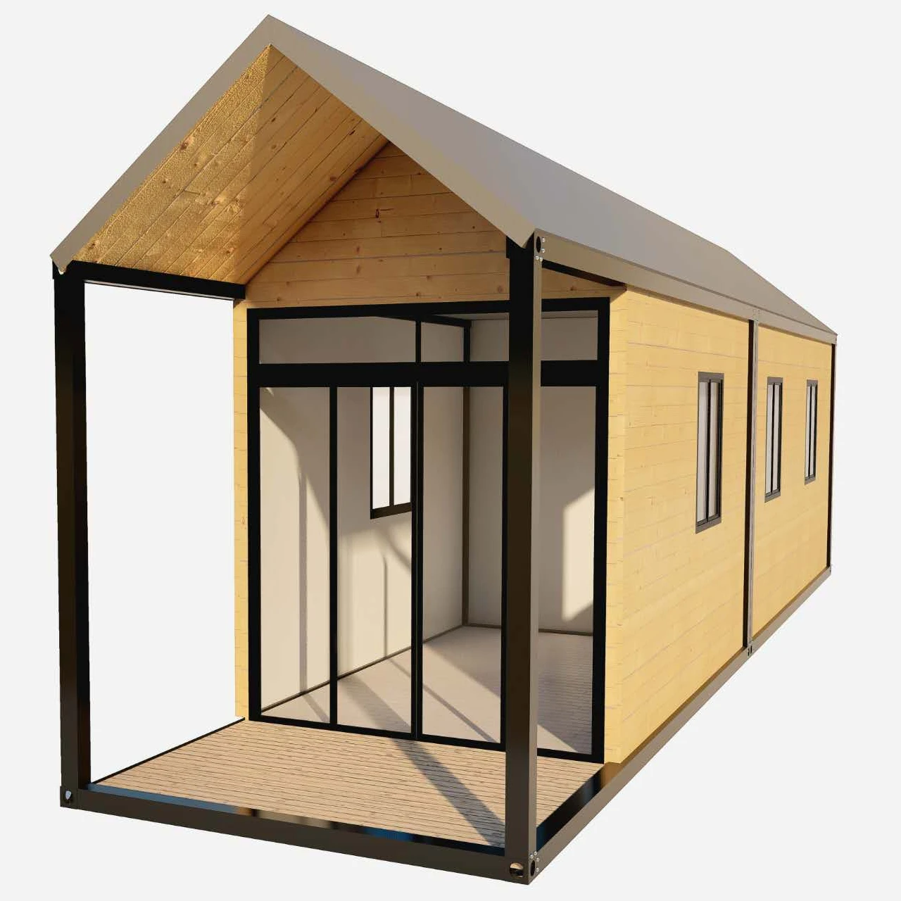 Freight Container Romanian Steel Transport Company Luxury 4-Bed Room for sale