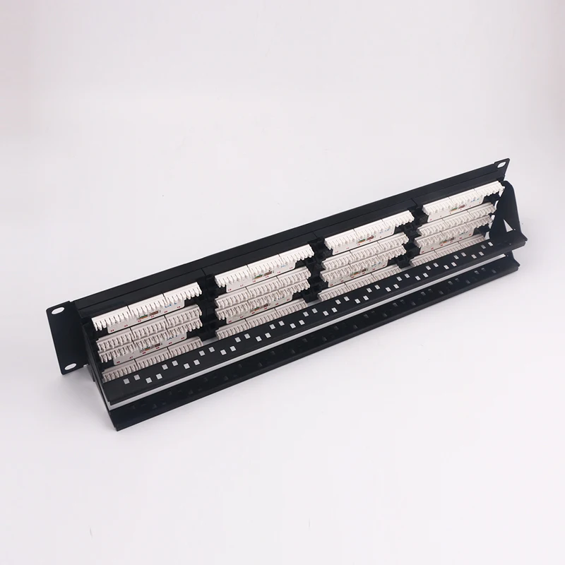 Utp 48 портов патч-панель Cat6 Cat6a Кабельное управление телекоммуникационные
