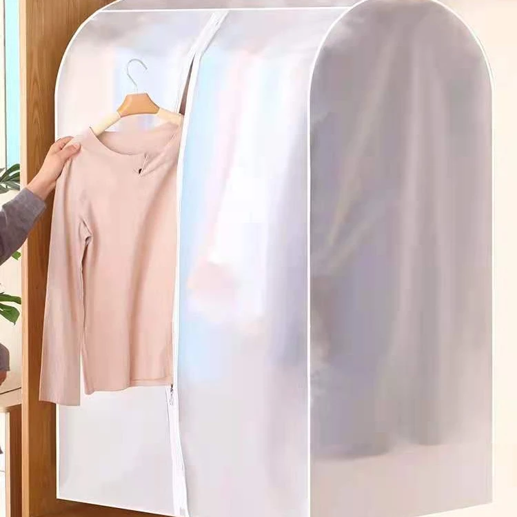 Dustproof bag Clothes dustproof cover hanging wardrobe cover fully enclosed suit coat down jacket hanging bag household
