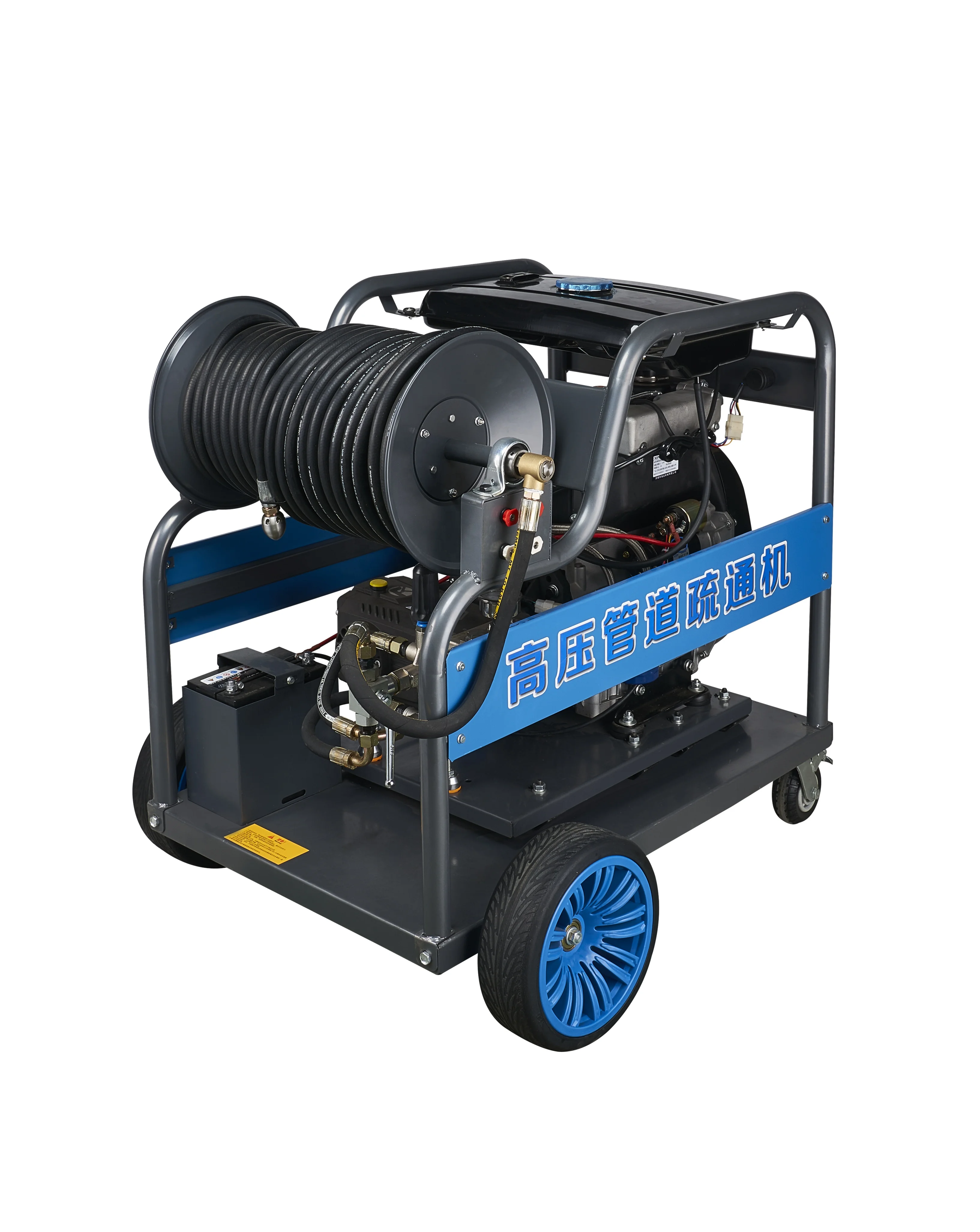 Electric Gasoline Diesel Large Water Rat High-Pressure Pipeline Dredging Machine Sewer Water Gun Washing Machine