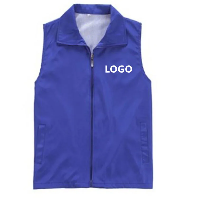 Amazon best seller volunteer printed overalls activity custom logo advertising campaign vest
