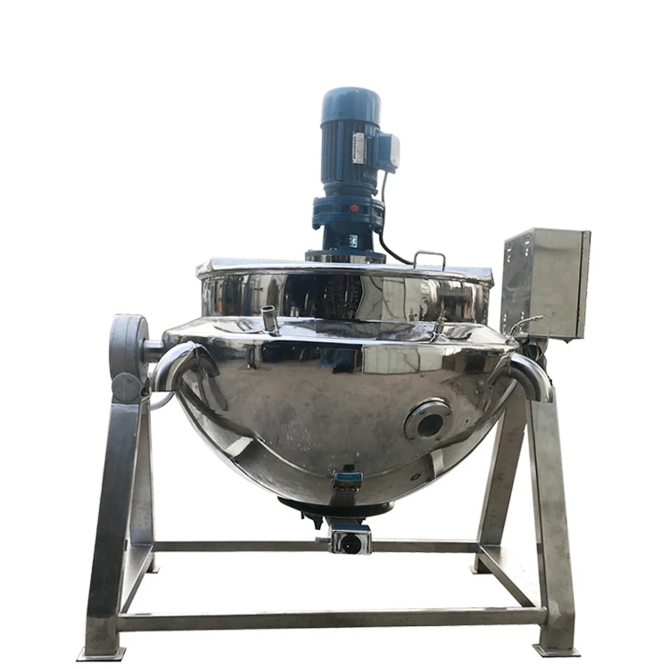 China Jacketed electric kettle brewing plant tilting electric/steam/gas heating jacketed kettle/pan/boiler/pot