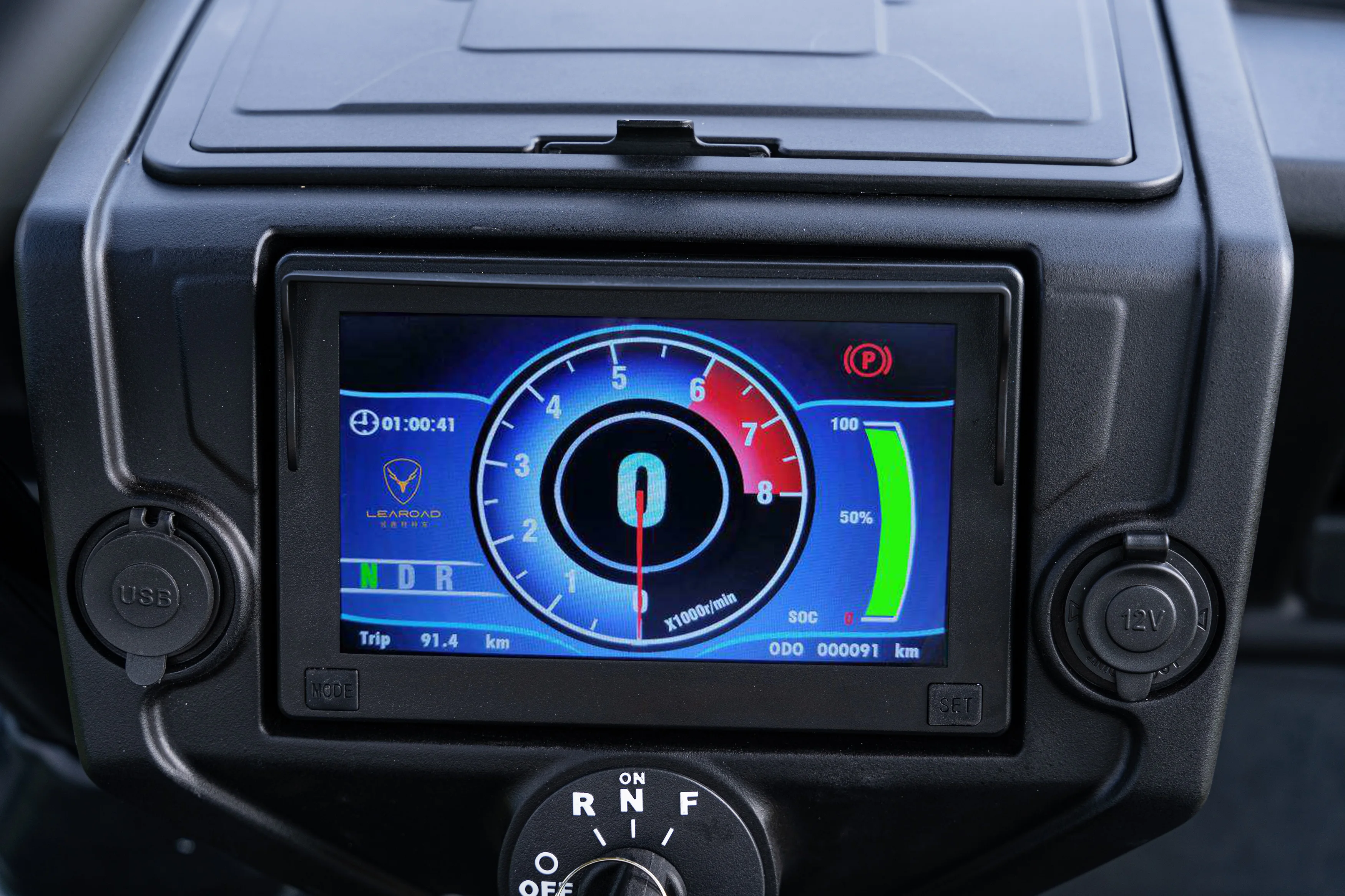 LEROAD LATEST L6+2 Bright Green Golf Cart Hot Selling Well Performance 8 Seats Electric Golf Car