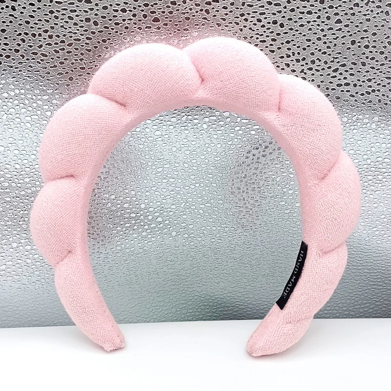 Novel and creative high - grade sponge hair hoop head towel flannelette headdress