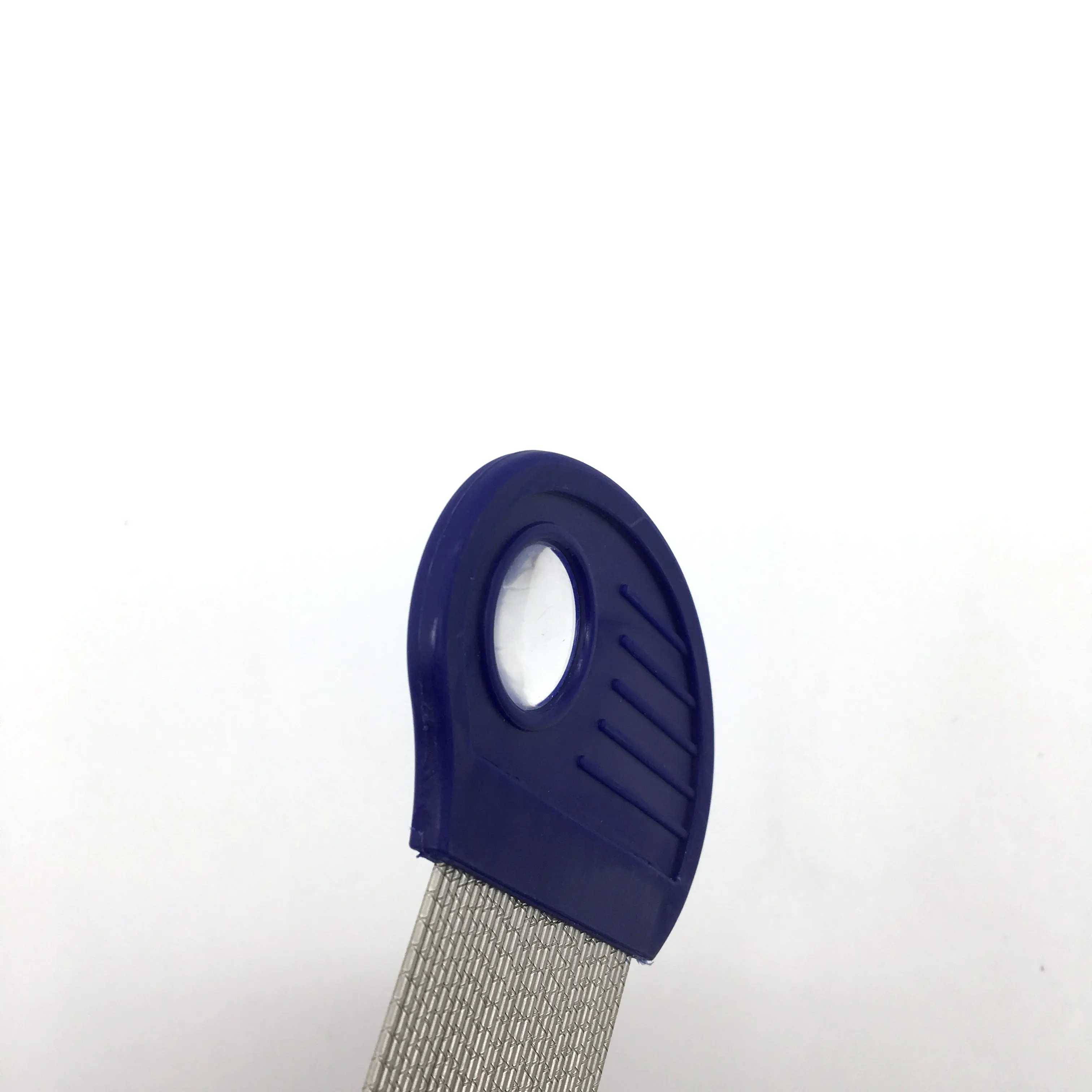 Double Stripes Stainless Steel Pins Girl Hair Cleaning Lice Nit Tick Flea Louse Removing Comb With Magnifier Len