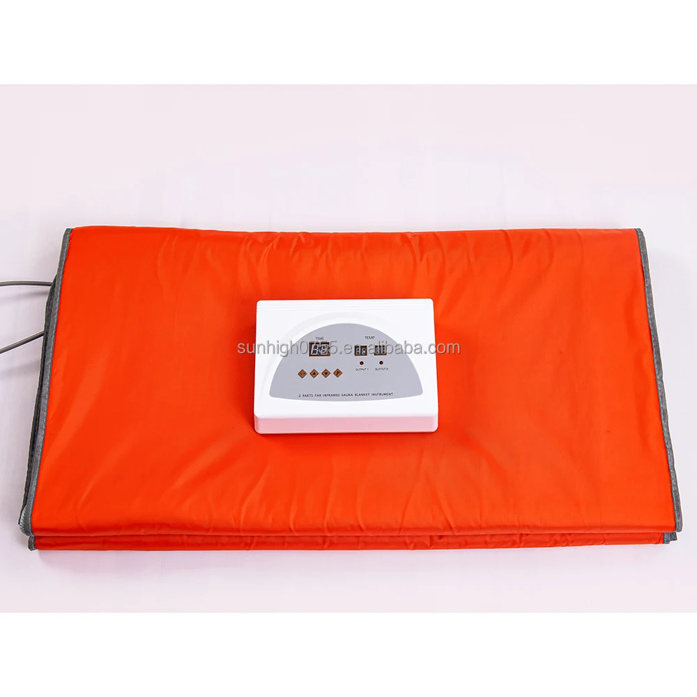 Sunhigh 2023 hot selling,all Star Warrior Sauna Blanket Higher Dose Infrared Sauna Blanket for Weight Loss and Detox,Ears style