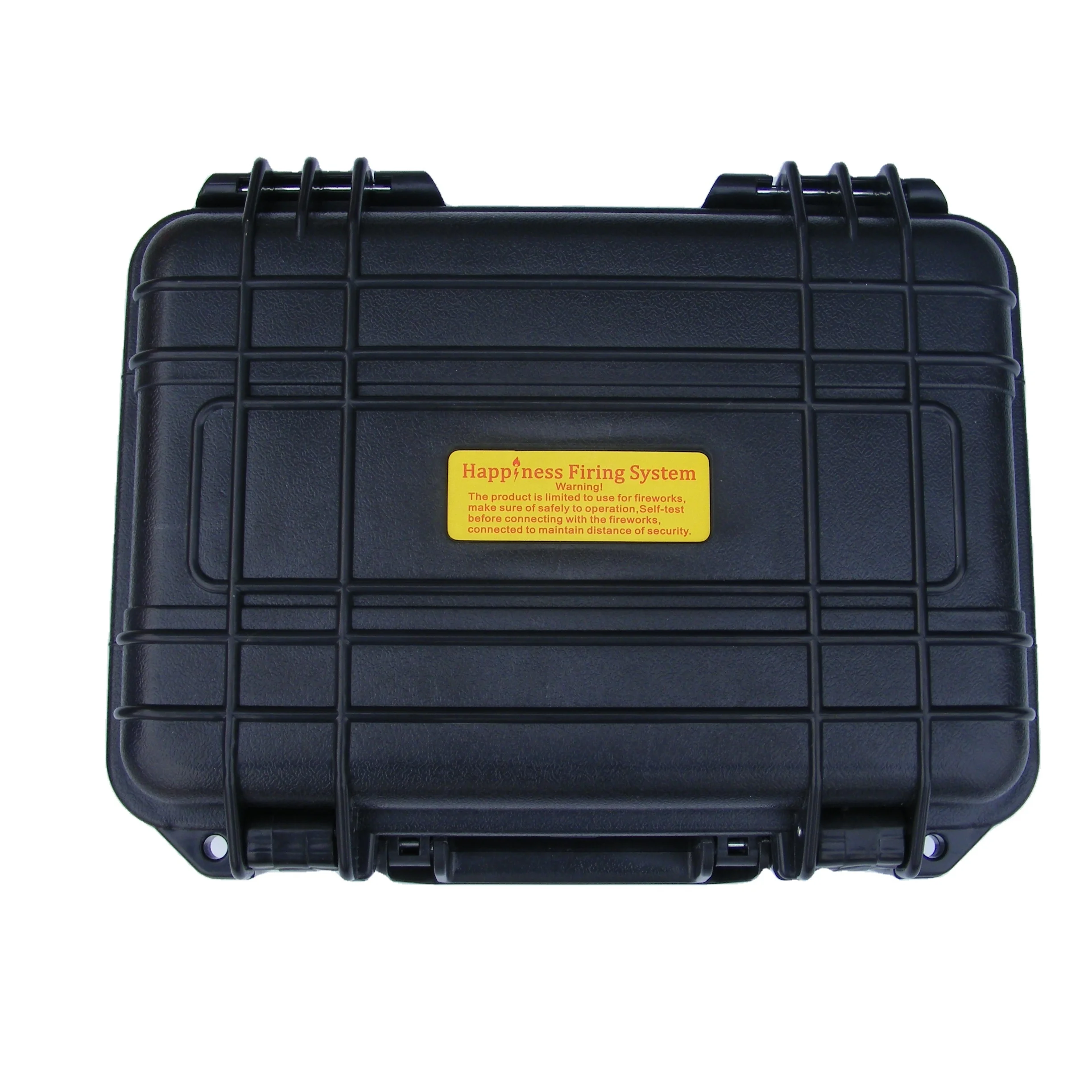 Waterproof box shockproof lockable black sturdy flight box for fireworks control and storage industrial tool case