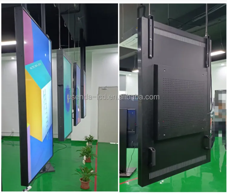 55 65 inch Sunlight Readable High Brightness LCD Digital Advertising TV Screens For Window Displays Monitor