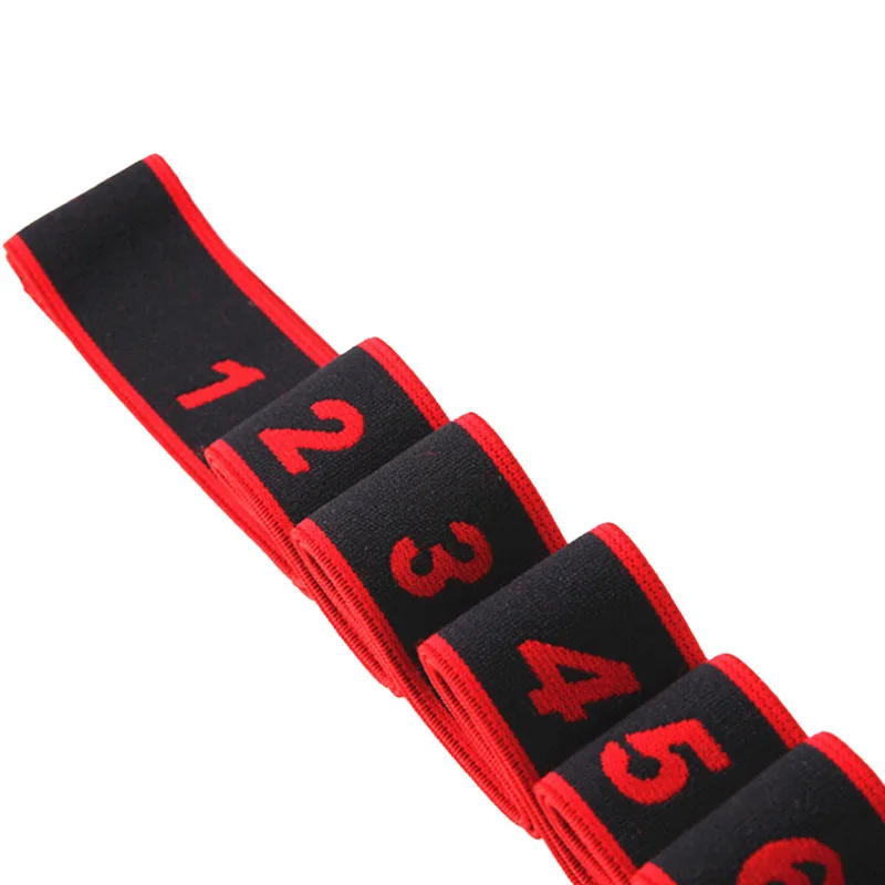 Custom logo workout leg physical exercise adjustable resistance band fitness yoga stretch strap