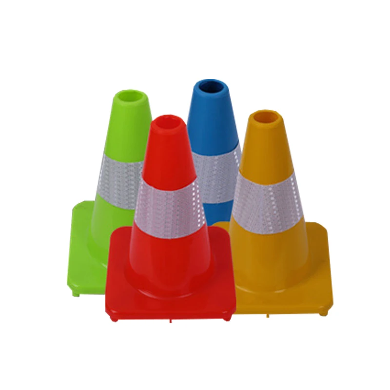 High quality rubber PVC30-70cm reflective cone barrel, ice cream cone traffic barrier cone