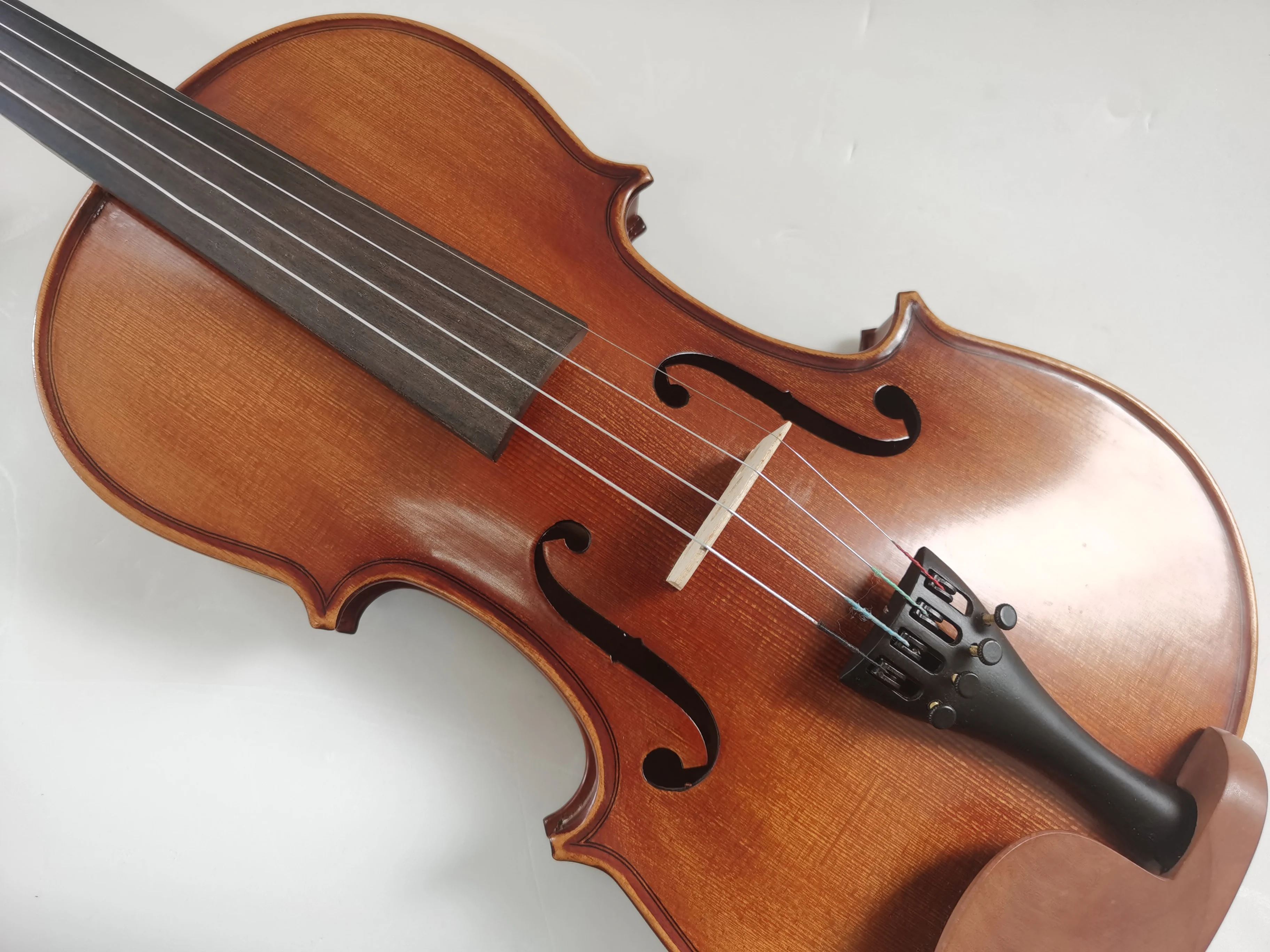 China factory  student antique style yellow brown solid wood maple  violin 4/4 3/4 1/2 1/4 1/8 GV-003